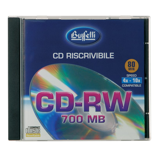 CD-RW - 700 MB - jewel case - Silver