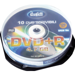 DVD+R - 4,7 GB - spindle da 10 - Silver