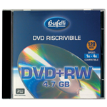 DVD+RW - 4,7 GB - jewel case - Silver